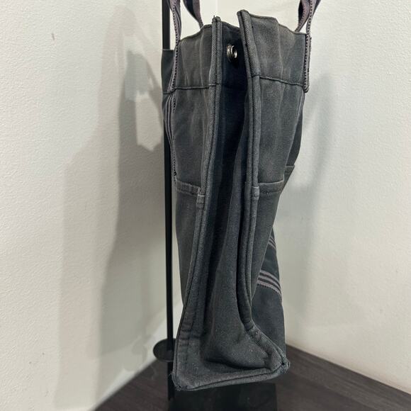 1016 HERMÈS Toile Fourre-Tout MM Tote Grey - Picture 5 of 8